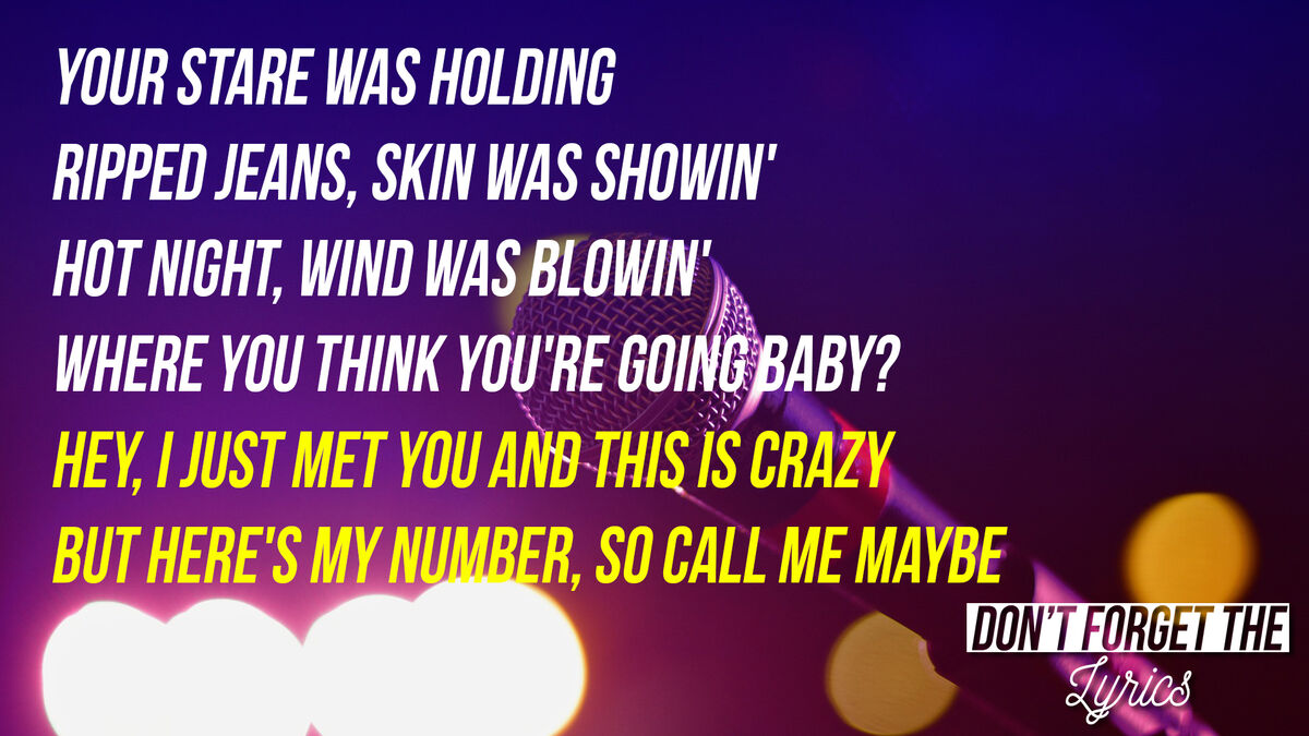 Don't Forget the Lyrics image number null